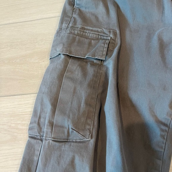 PacSun Baggy Cargo Pants Mens Small Olive Green Drawstring Waist Casual - Picture 9 of 11